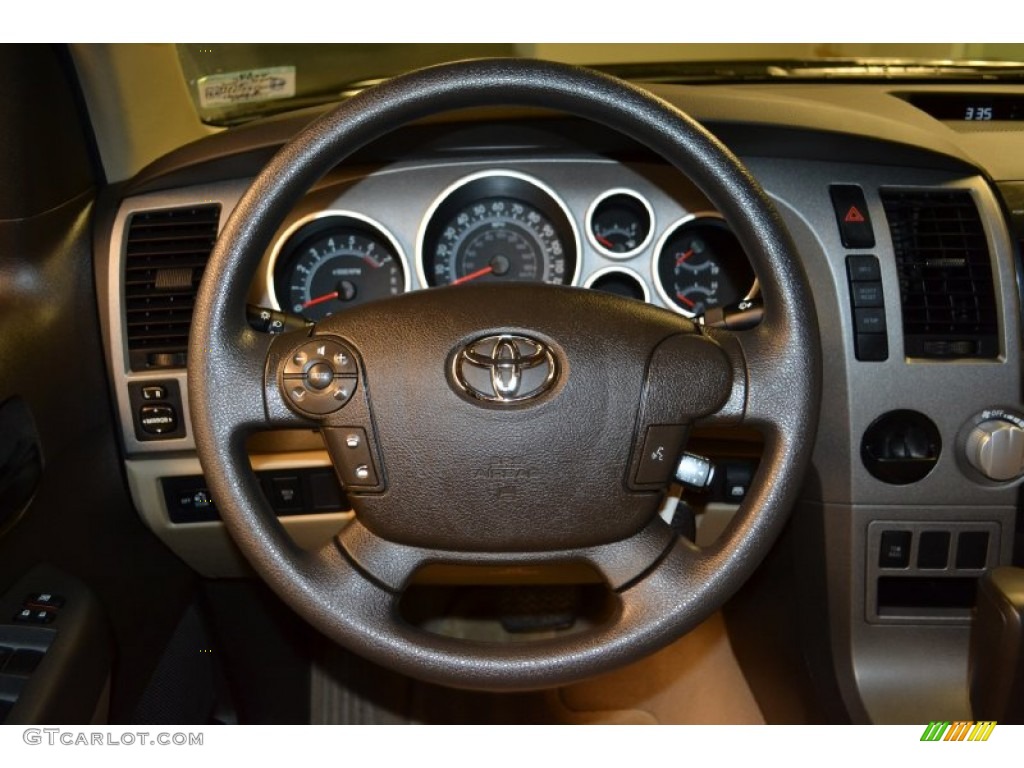 2010 Tundra TRD CrewMax - Black / Sand Beige photo #10