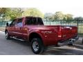 2001 Toreador Red Metallic Ford F350 Super Duty Lariat Crew Cab 4x4 Dually  photo #6