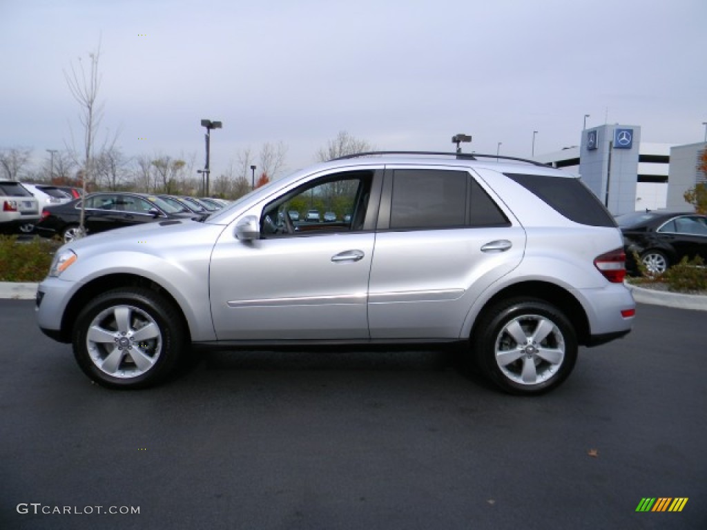 Iridium Silver Metallic 2009 Mercedes-Benz ML 350 4Matic Exterior Photo #60214314