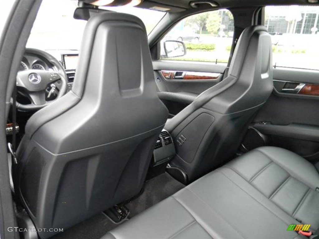 Black AMG Premium Leather Interior 2009 Mercedes-Benz C 63 AMG Photo #60214696