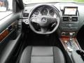 Black AMG Premium Leather 2009 Mercedes-Benz C 63 AMG Dashboard