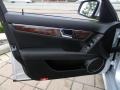 Black AMG Premium Leather 2009 Mercedes-Benz C 63 AMG Door Panel