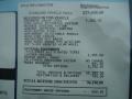 2012 Ford Taurus SEL AWD Window Sticker