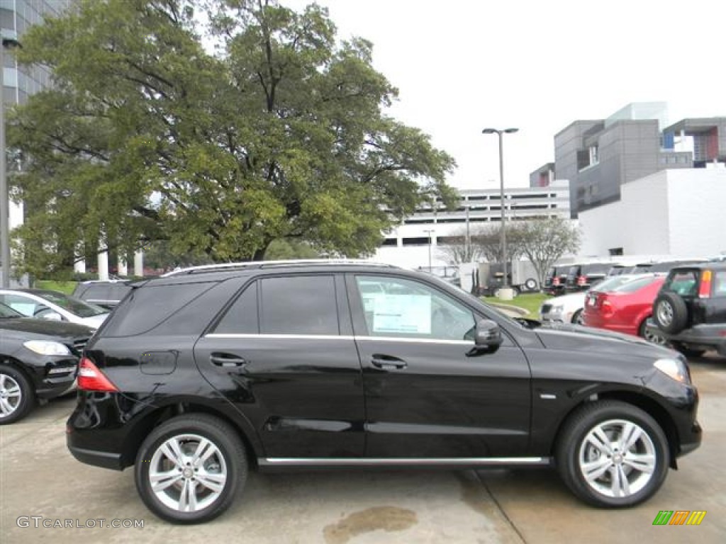 Black 2012 Mercedes-Benz ML 350 4Matic Exterior Photo #60215509
