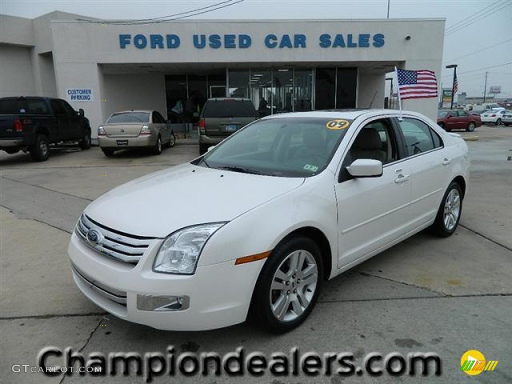 White Suede Ford Fusion