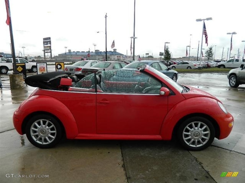 2004 New Beetle GLS Convertible - Uni Red / Black photo #4