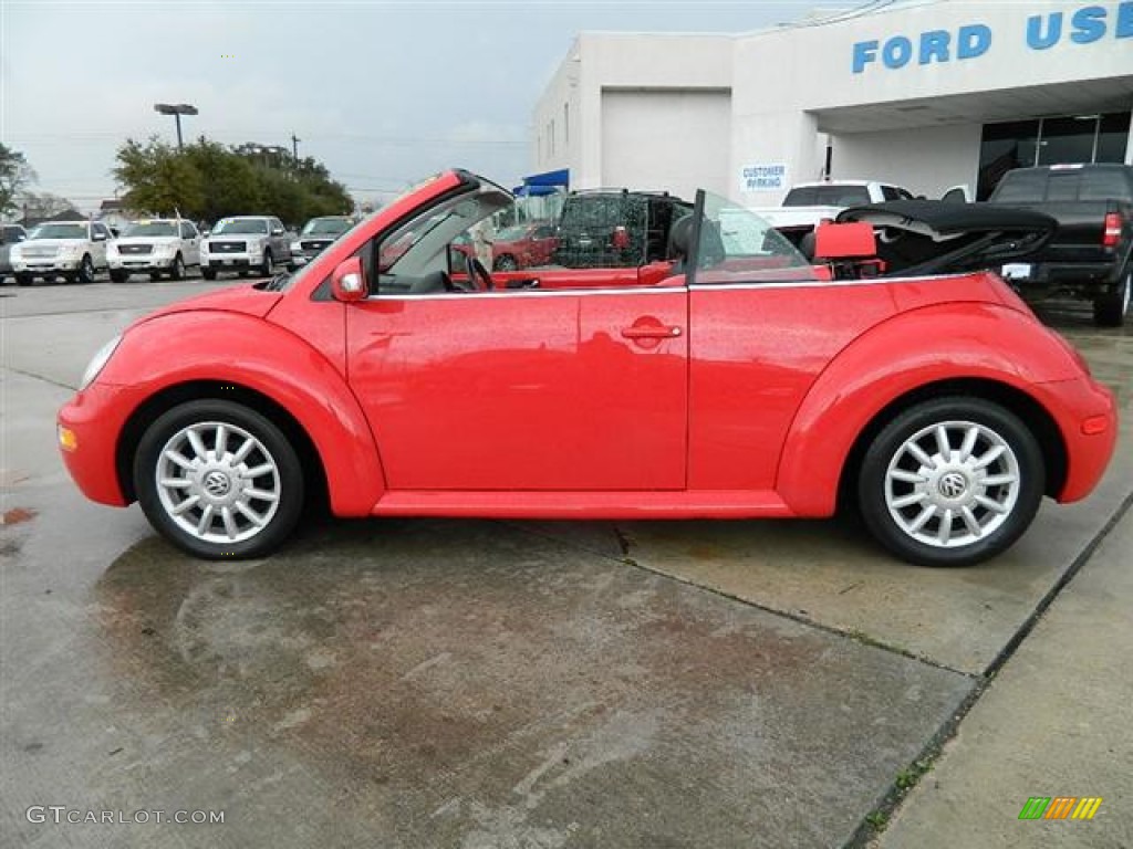 Uni Red 2004 Volkswagen New Beetle GLS Convertible Exterior Photo #60216598