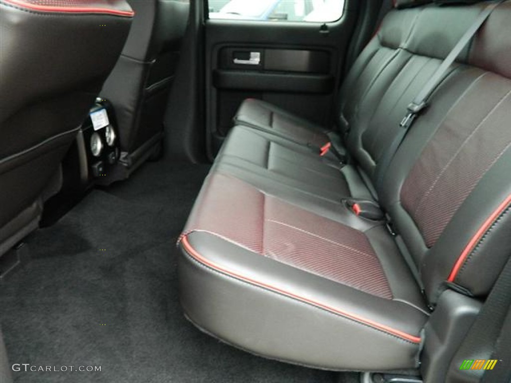 FX Sport Appearance Black/Red Interior 2012 Ford F150 FX4 SuperCrew 4x4 Photo #60217003