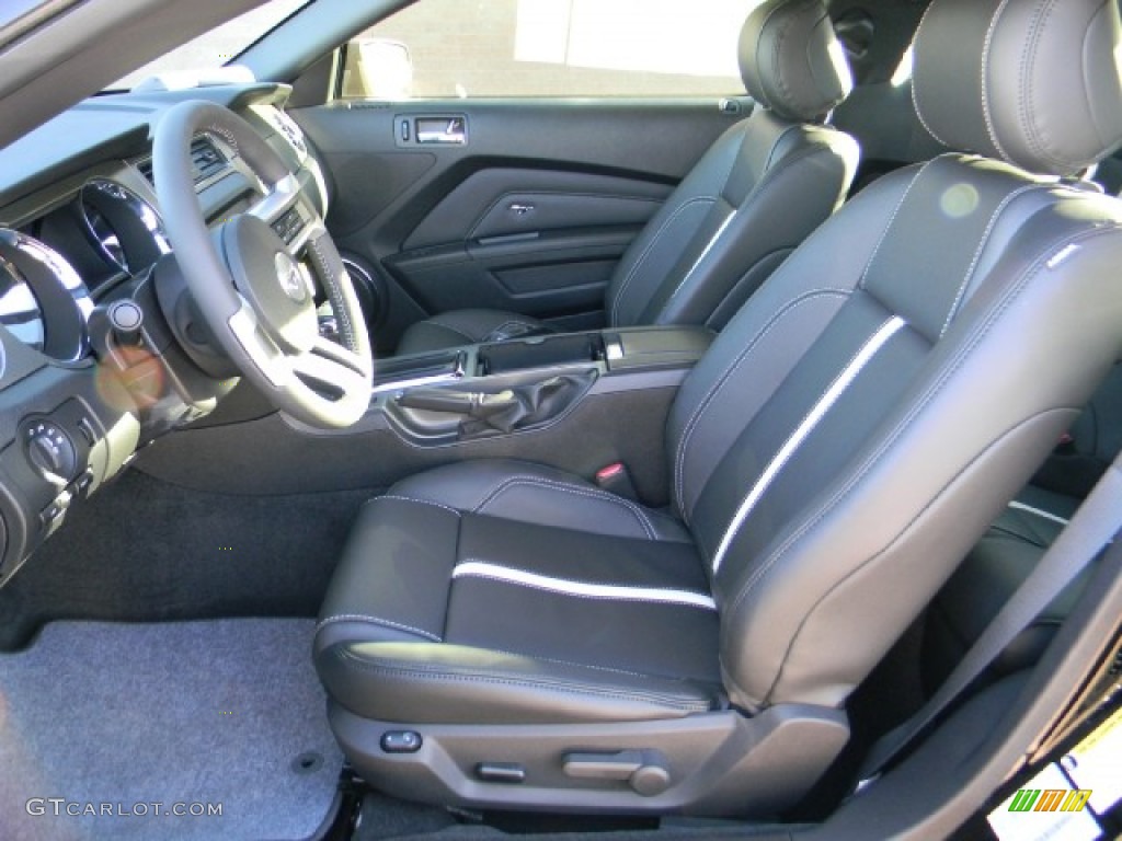 Charcoal Black/Cashmere Interior 2012 Ford Mustang GT Premium Coupe Photo #60217837