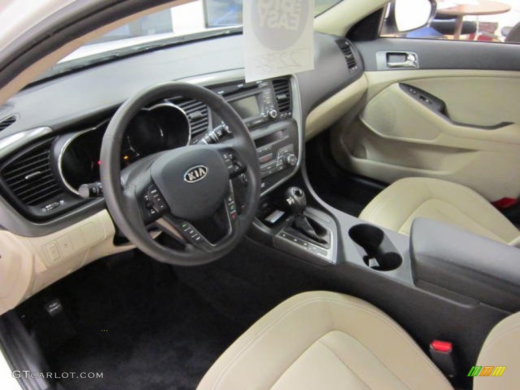 Beige Interior 2011 Kia Optima Hybrid Photo #60218470