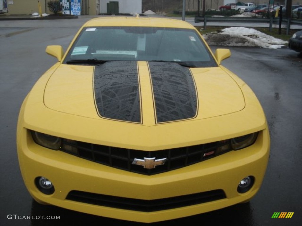 2012 Camaro LT/RS Coupe - Rally Yellow / Black photo #3