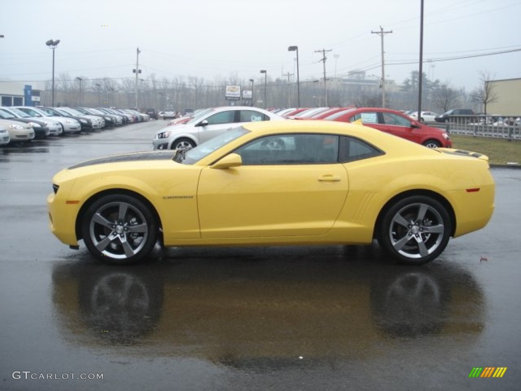 2012 Camaro LT/RS Coupe - Rally Yellow / Black photo #5