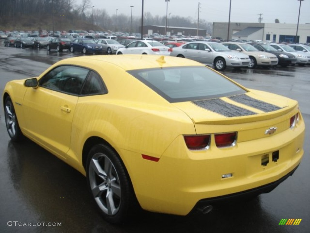 2012 Camaro LT/RS Coupe - Rally Yellow / Black photo #6