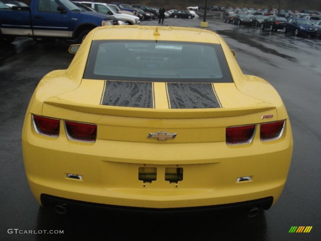 2012 Camaro LT/RS Coupe - Rally Yellow / Black photo #7