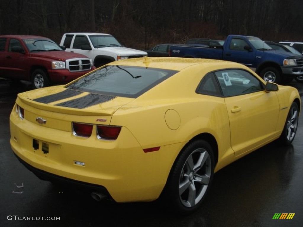 2012 Camaro LT/RS Coupe - Rally Yellow / Black photo #8