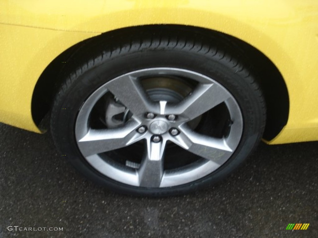 2012 Camaro LT/RS Coupe - Rally Yellow / Black photo #9
