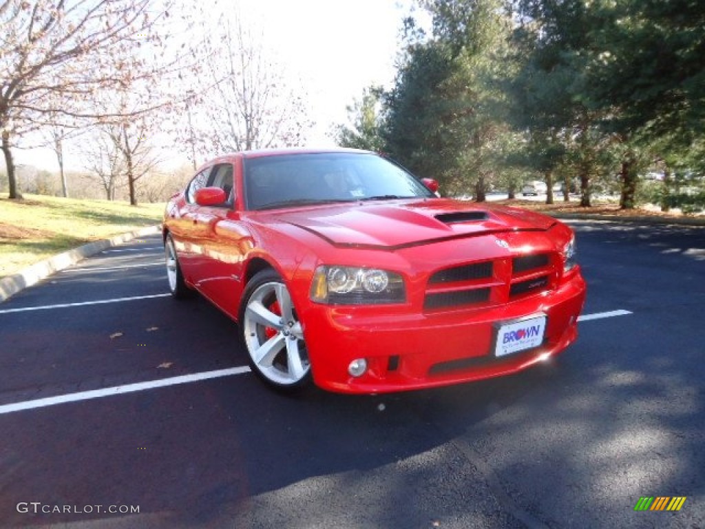 2010 Charger SRT8 - TorRed / Dark Slate Gray photo #1