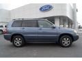 2005 Bluestone Metallic Toyota Highlander V6  photo #2