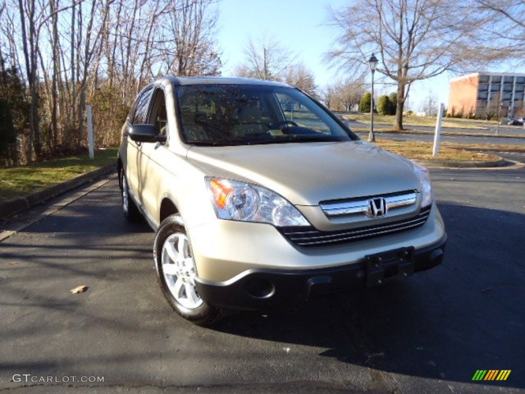 2008 CR-V EX 4WD - Borrego Beige Metallic / Ivory photo #1