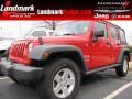 Flame Red - Wrangler Unlimited X 4x4 Photo No. 1