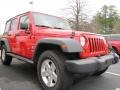 Flame Red - Wrangler Unlimited X 4x4 Photo No. 4