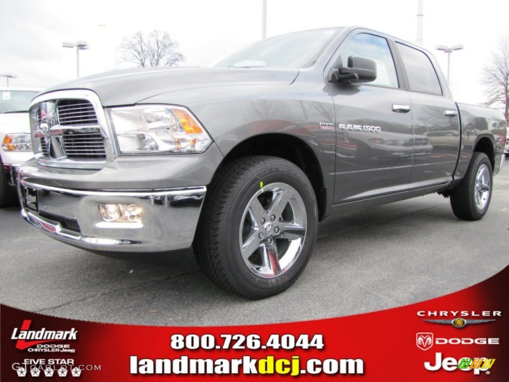 2012 Ram 1500 Big Horn Crew Cab - Mineral Gray Metallic / Dark Slate Gray/Medium Graystone photo #1