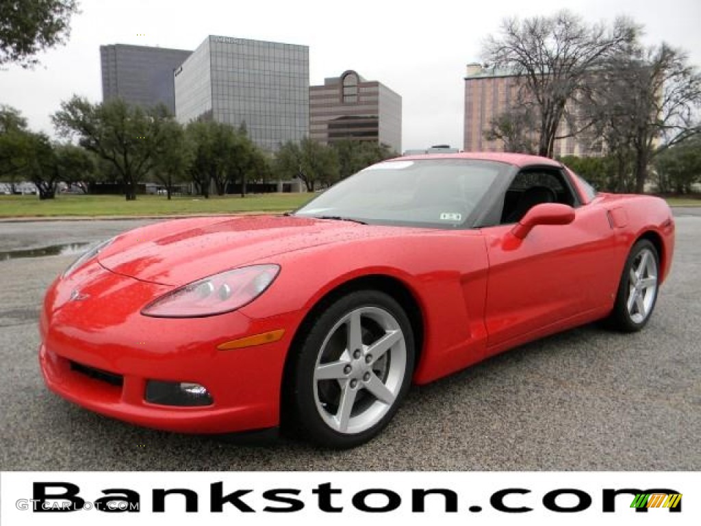 2007 Corvette Coupe - Victory Red / Ebony photo #1