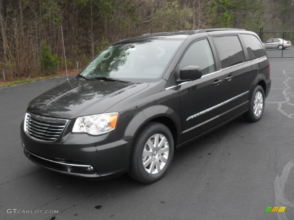2012 Town & Country Touring - Dark Charcoal Pearl / Black/Light Graystone photo #1
