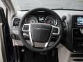2012 Chrysler Town & Country Black/Light Graystone Interior Steering Wheel Photo
