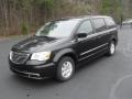 2012 Brilliant Black Crystal Pearl Chrysler Town & Country Touring  photo #1