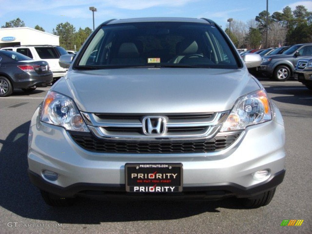 2011 CR-V EX-L - Alabaster Silver Metallic / Gray photo #9