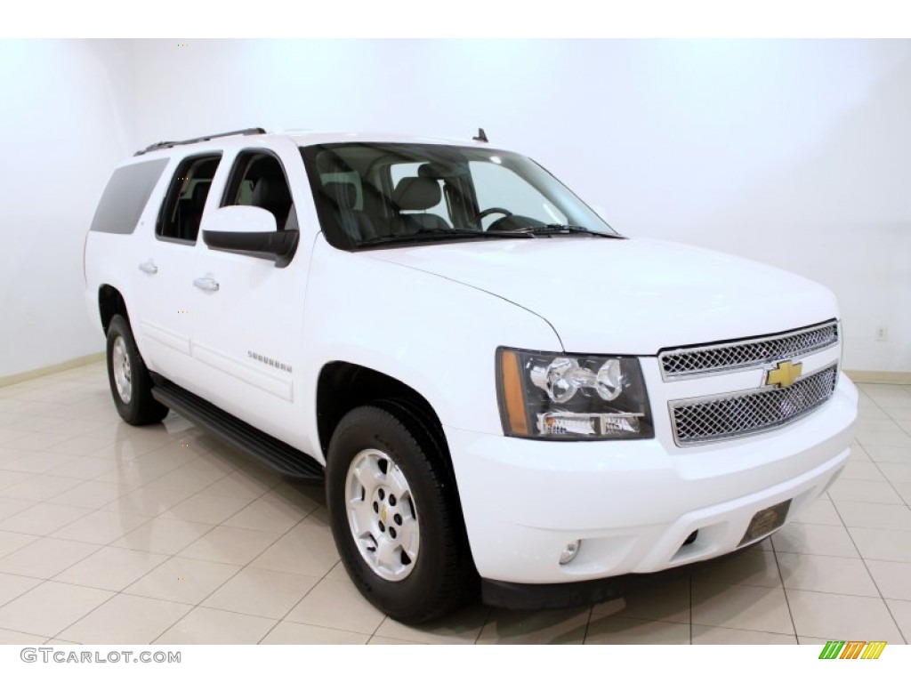 Summit White 2011 Chevrolet Suburban LT 4x4 Exterior Photo #60226631