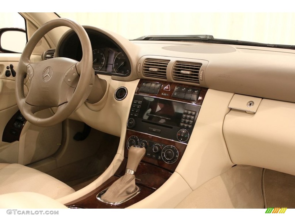 2006 C 280 4Matic Luxury - Barolo Red Metallic / Stone photo #24