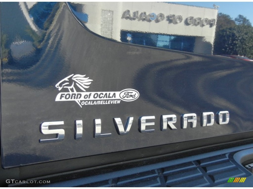 2007 Silverado 1500 LT Crew Cab 4x4 - Dark Blue Metallic / Light Titanium/Ebony Black photo #10