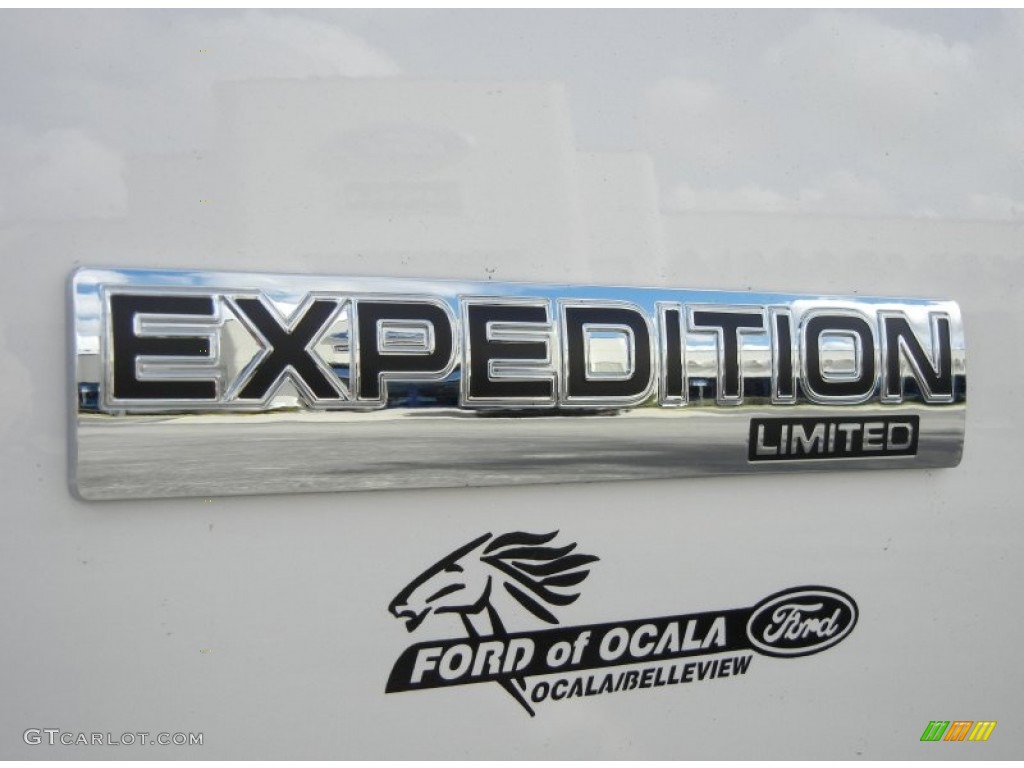 2012 Expedition Limited - White Platinum Tri-Coat / Stone photo #4