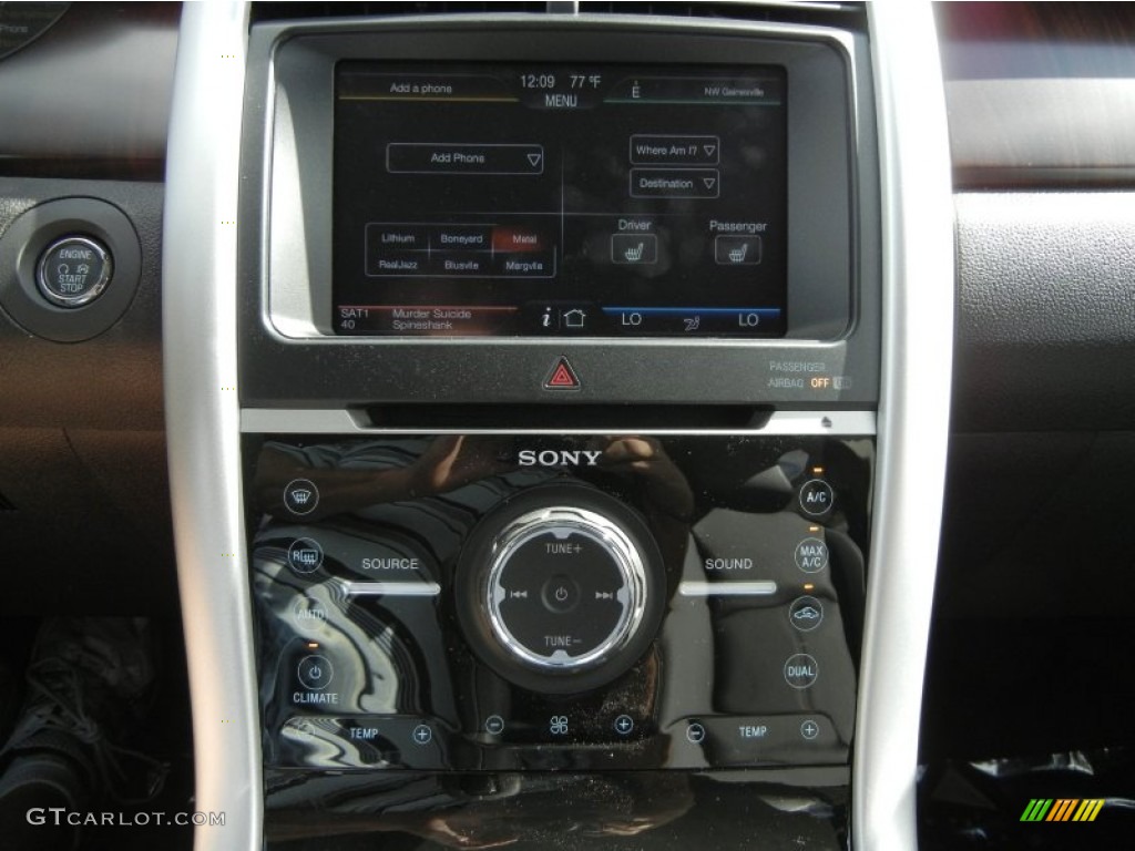 2012 Edge Limited - White Platinum Metallic Tri-Coat / Charcoal Black photo #10