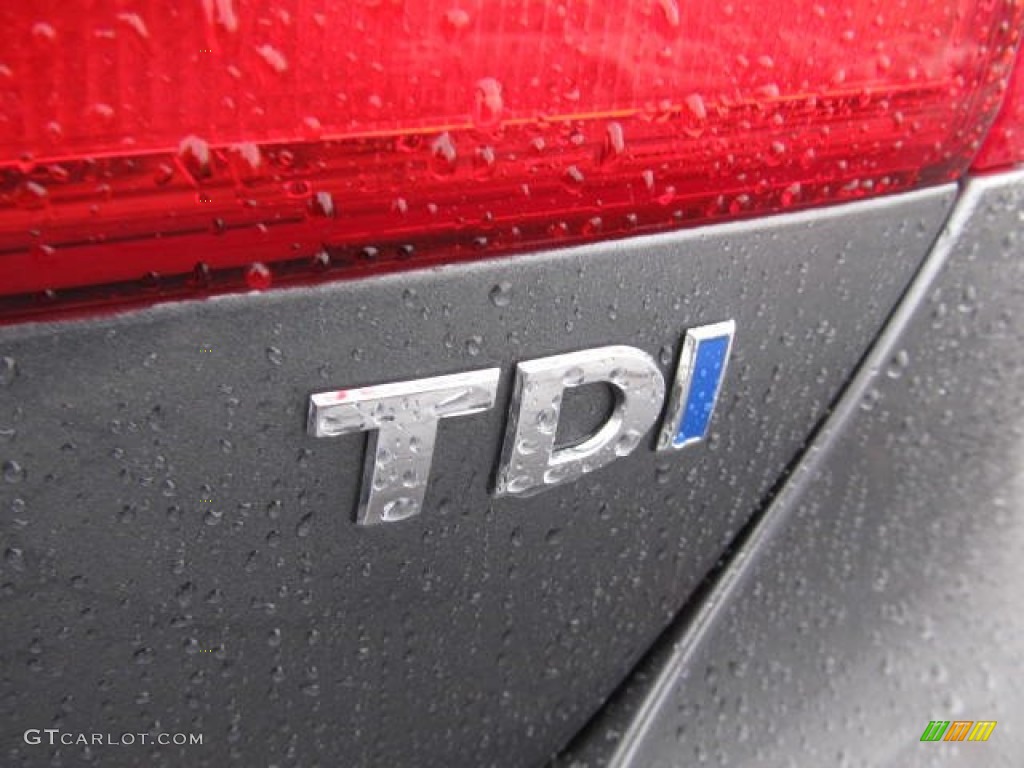 2011 Jetta TDI Sedan - Platinum Gray Metallic / Titan Black photo #4