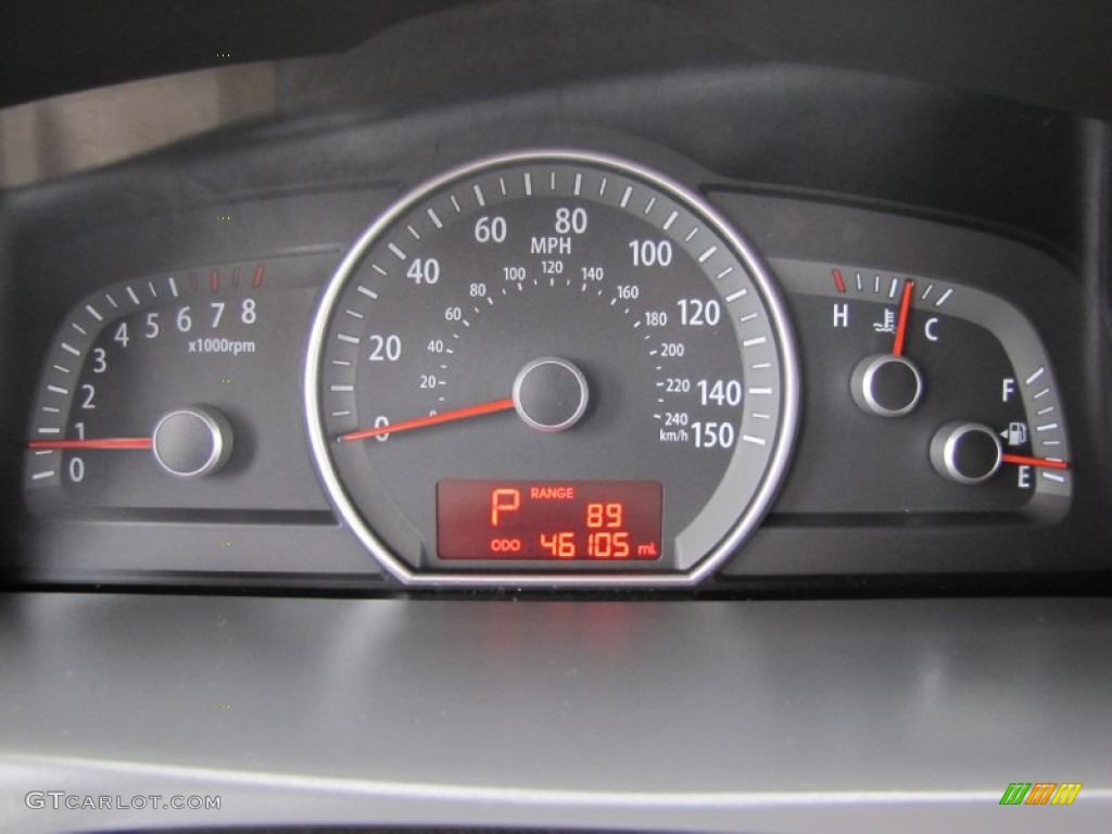 2009 Kia Borrego EX V6 4x4 Gauges Photo #60229624