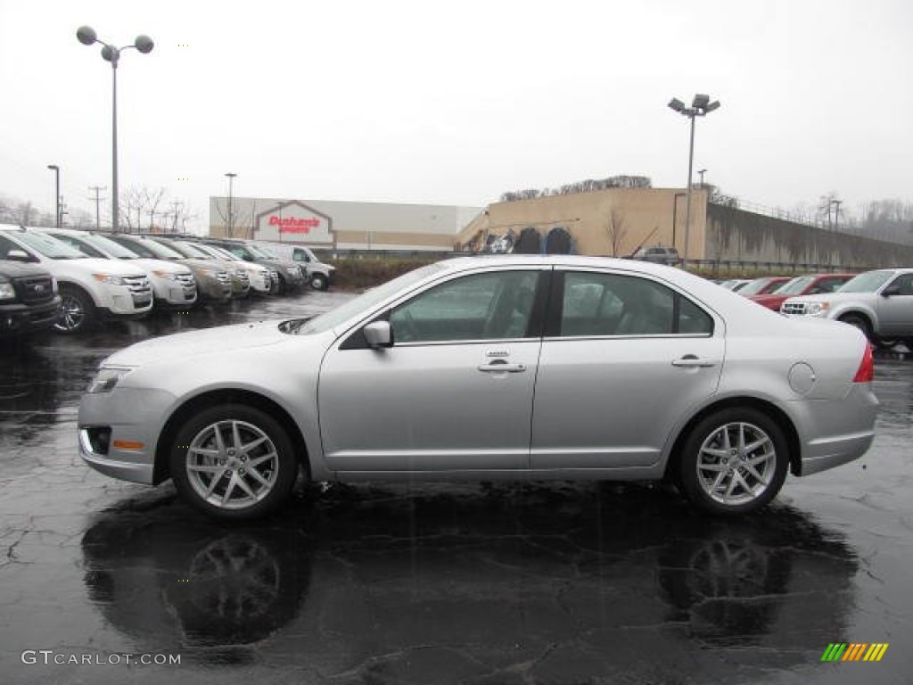 2012 Fusion SEL V6 - Ingot Silver Metallic / Charcoal Black photo #2