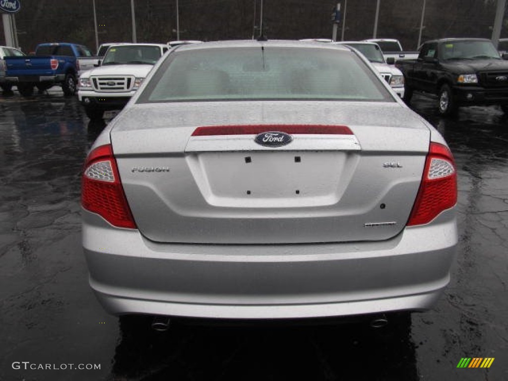 2012 Fusion SEL V6 - Ingot Silver Metallic / Charcoal Black photo #3
