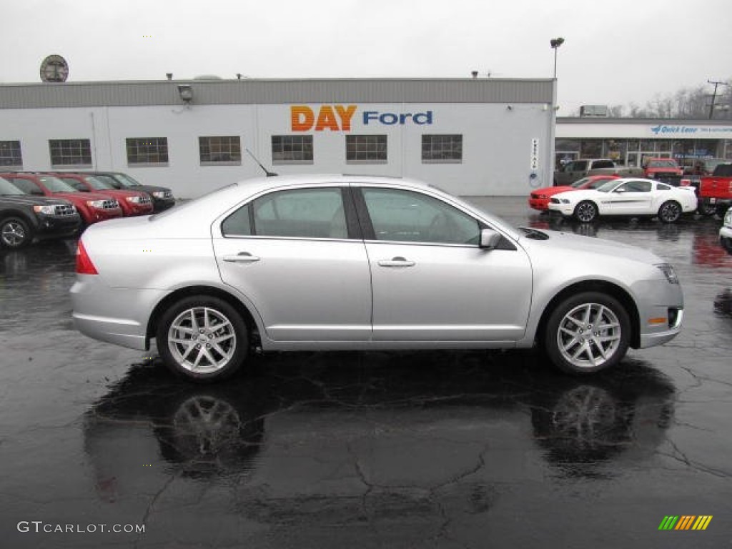 2012 Fusion SEL V6 - Ingot Silver Metallic / Charcoal Black photo #5