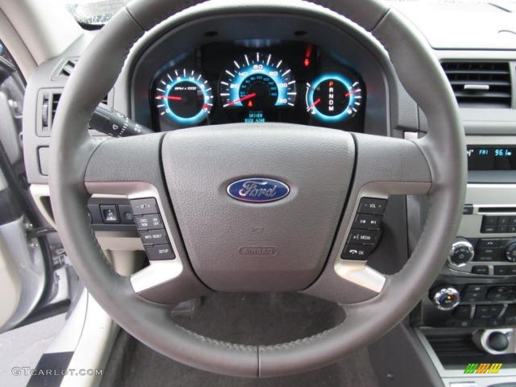 2012 Fusion SEL V6 - Ingot Silver Metallic / Charcoal Black photo #11
