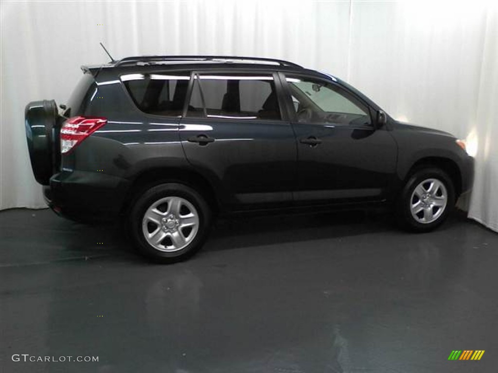 2010 RAV4 I4 - Black Forest Pearl / Sand Beige photo #17