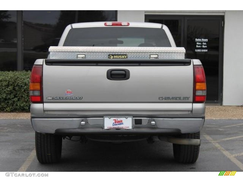 2000 Silverado 1500 LS Extended Cab - Light Pewter Metallic / Medium Gray photo #6