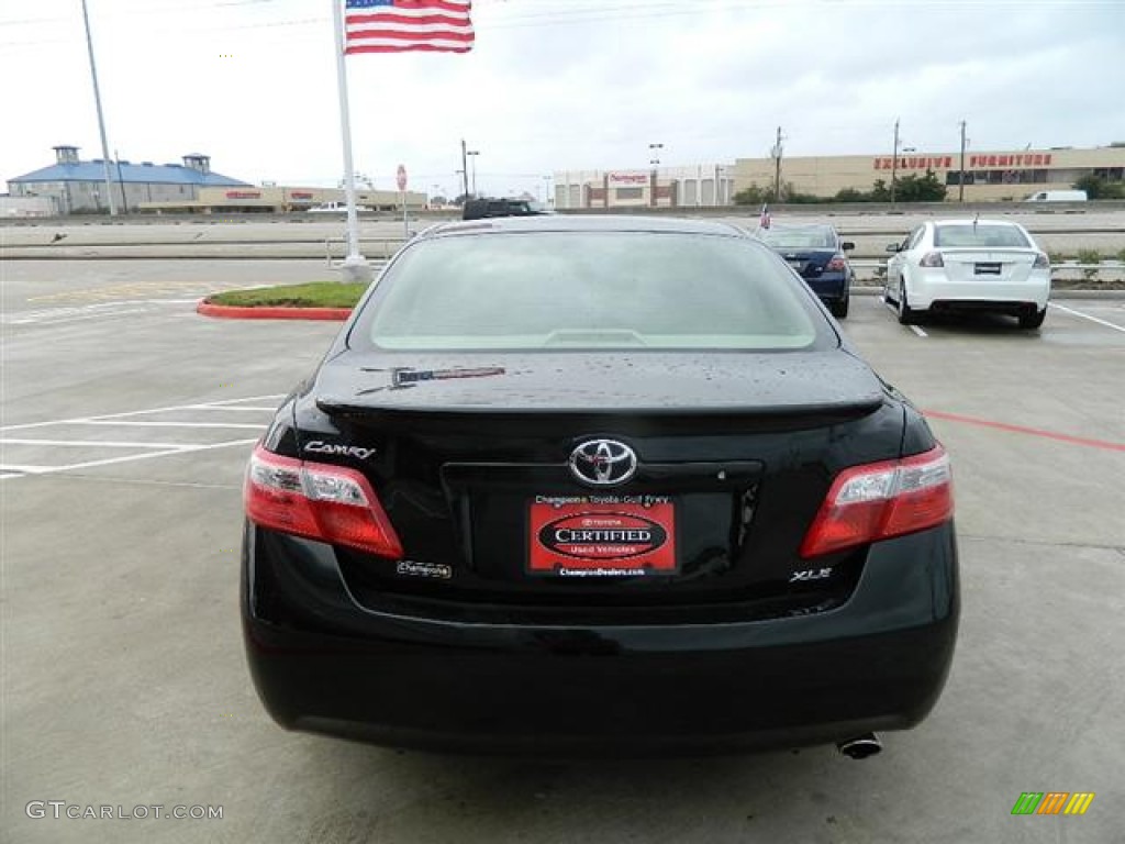 2007 Camry XLE - Black / Bisque photo #4