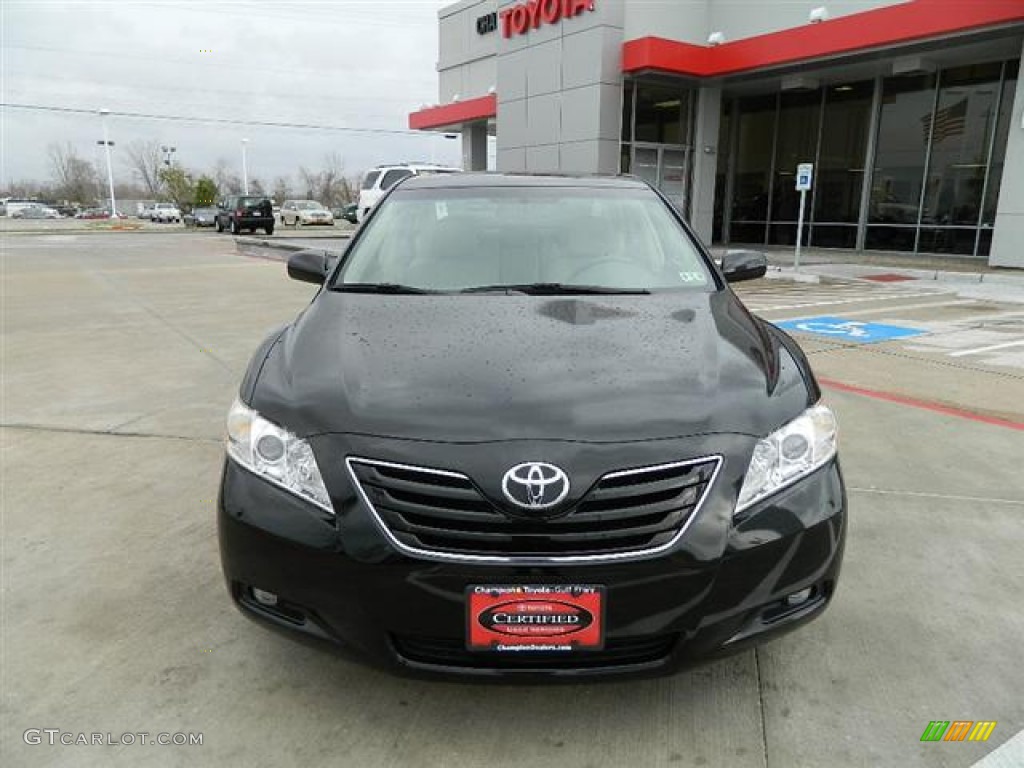 2007 Camry XLE - Black / Bisque photo #8