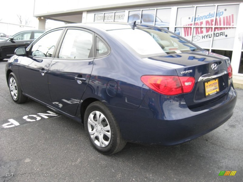 2010 Elantra GLS - Regatta Blue / Gray photo #8
