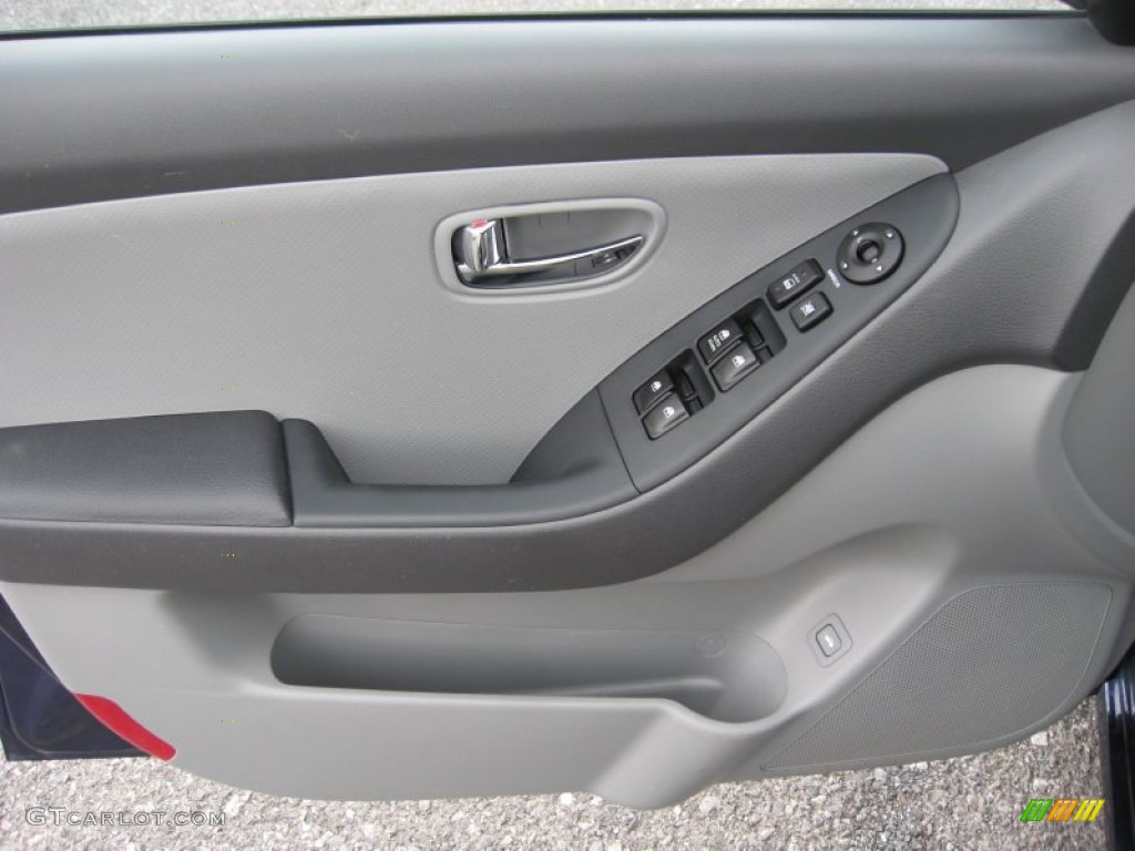 2010 Elantra GLS - Regatta Blue / Gray photo #18