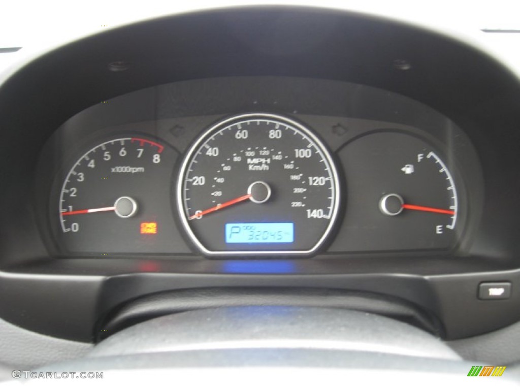 2010 Elantra GLS - Regatta Blue / Gray photo #31