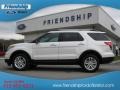 2012 White Platinum Tri-Coat Ford Explorer XLT 4WD  photo #1